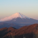 冬の朝、そして夏の富士山