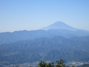 918陣馬から富士山